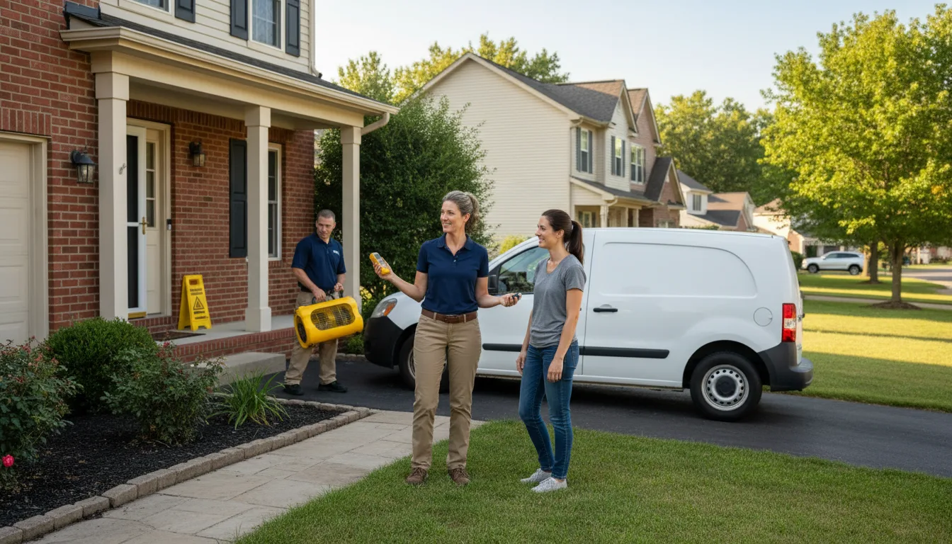 Water restoration image for Water Damage & Restoration Services in Crossville, TN